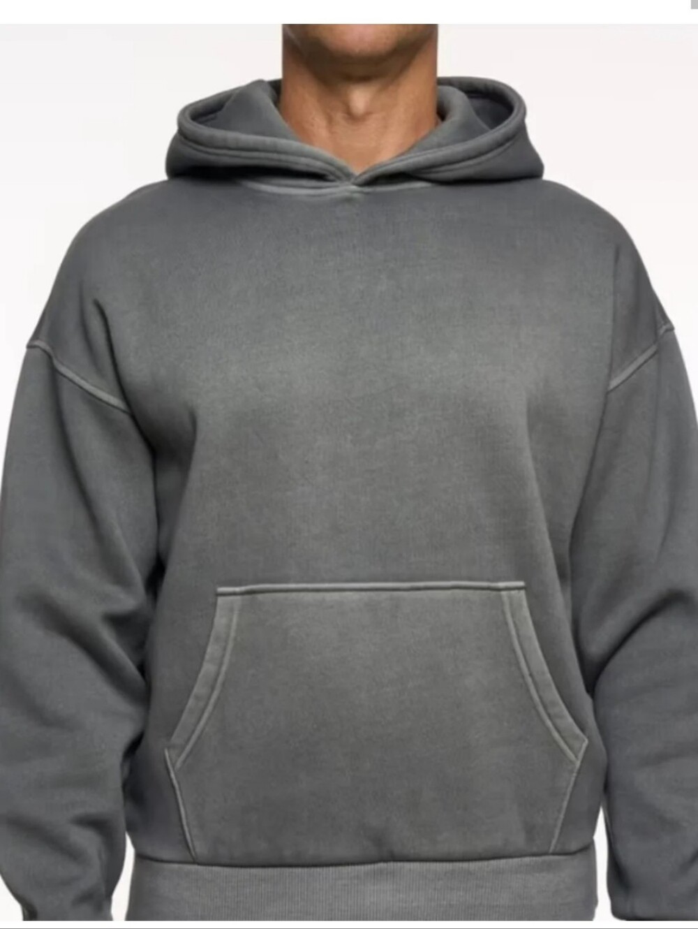 Lazer Macy's Men's Vintage Wash Hoodie Med Grey Size S NWT Gift Cold Winter Fall